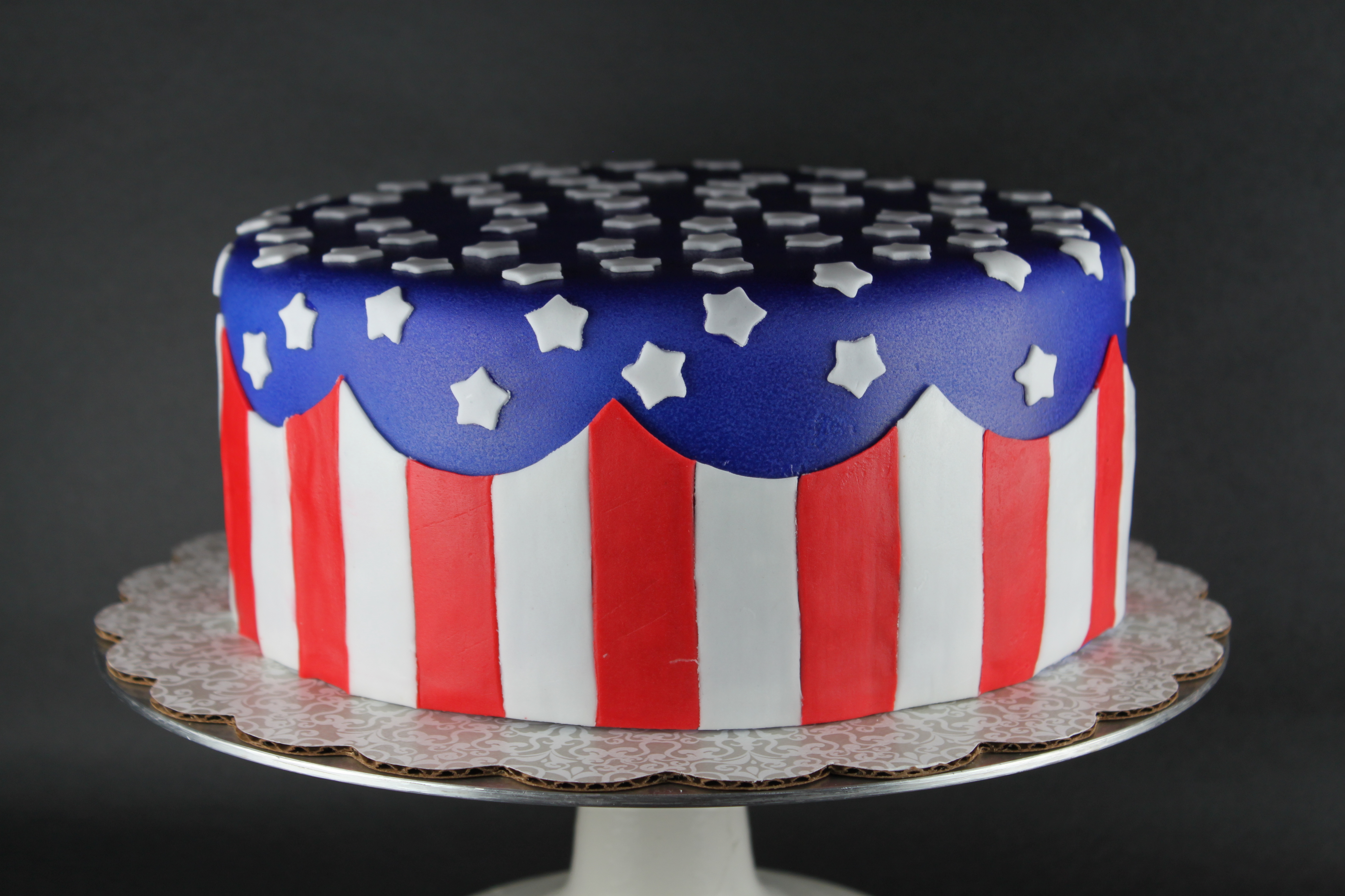 American Flag Cake - Two Sisters