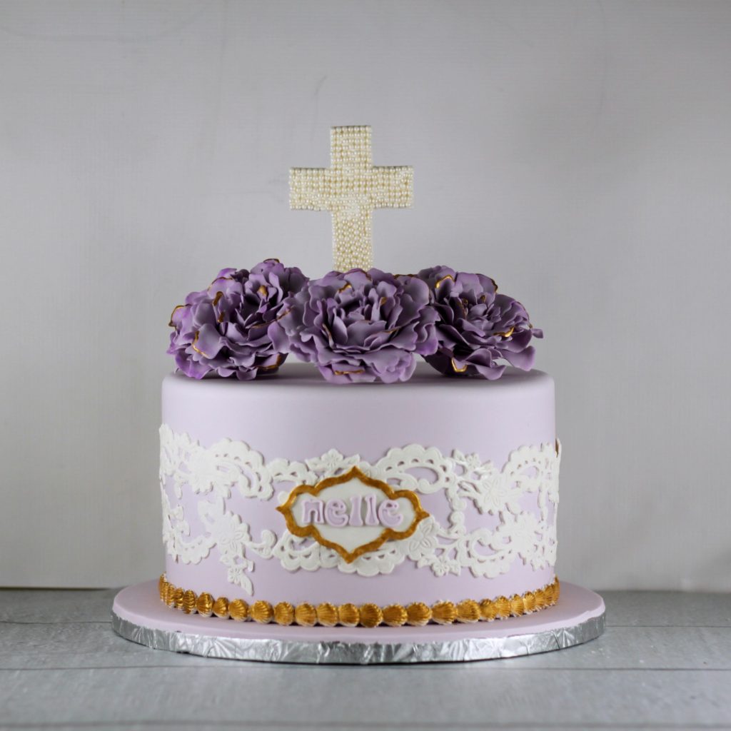 First Holy Communion cake - girl | Repeat design but just as… | Flickr